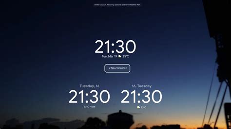 Simple Clock Rainmeter Skin 2.0 (UPDATED).